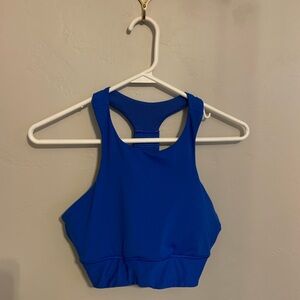 Athleta Activewear Sporty Royal Blue Racerback Womens Workout Sports Bra Size XS